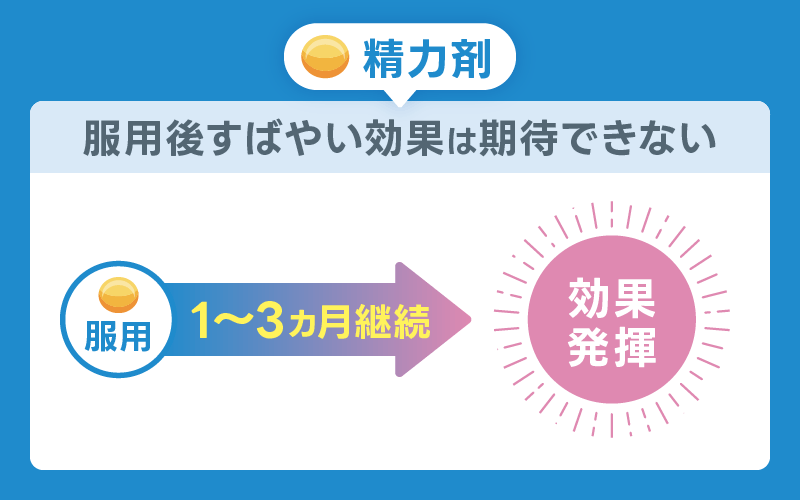 精力剤 効果 即効性