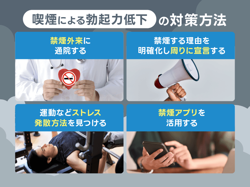 EDの原因 喫煙 対策方法