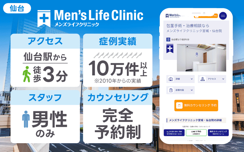 メンズライフクリニック 仙台・宮城院