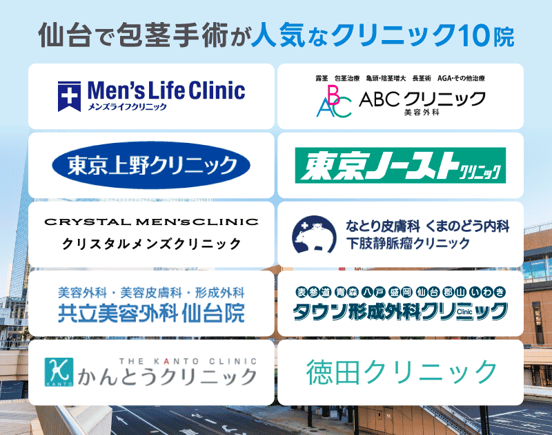 仙台 包茎手術 人気クリニック