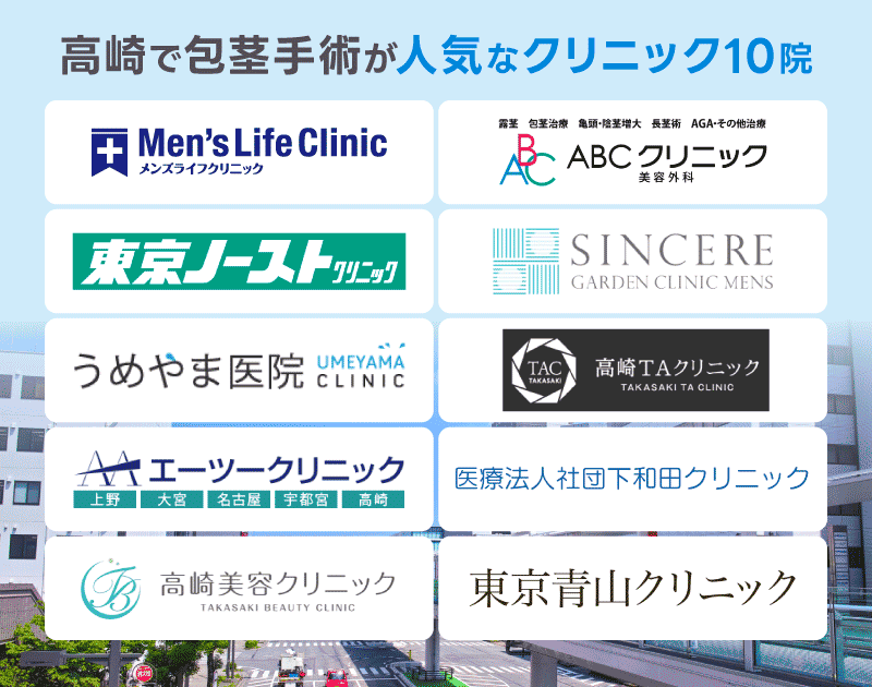 高崎 包茎手術 おすすめクリニック